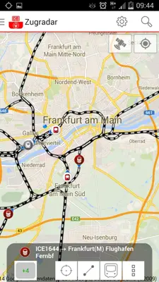 DB Zugradar android App screenshot 1