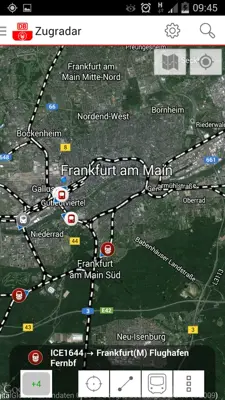 DB Zugradar android App screenshot 2